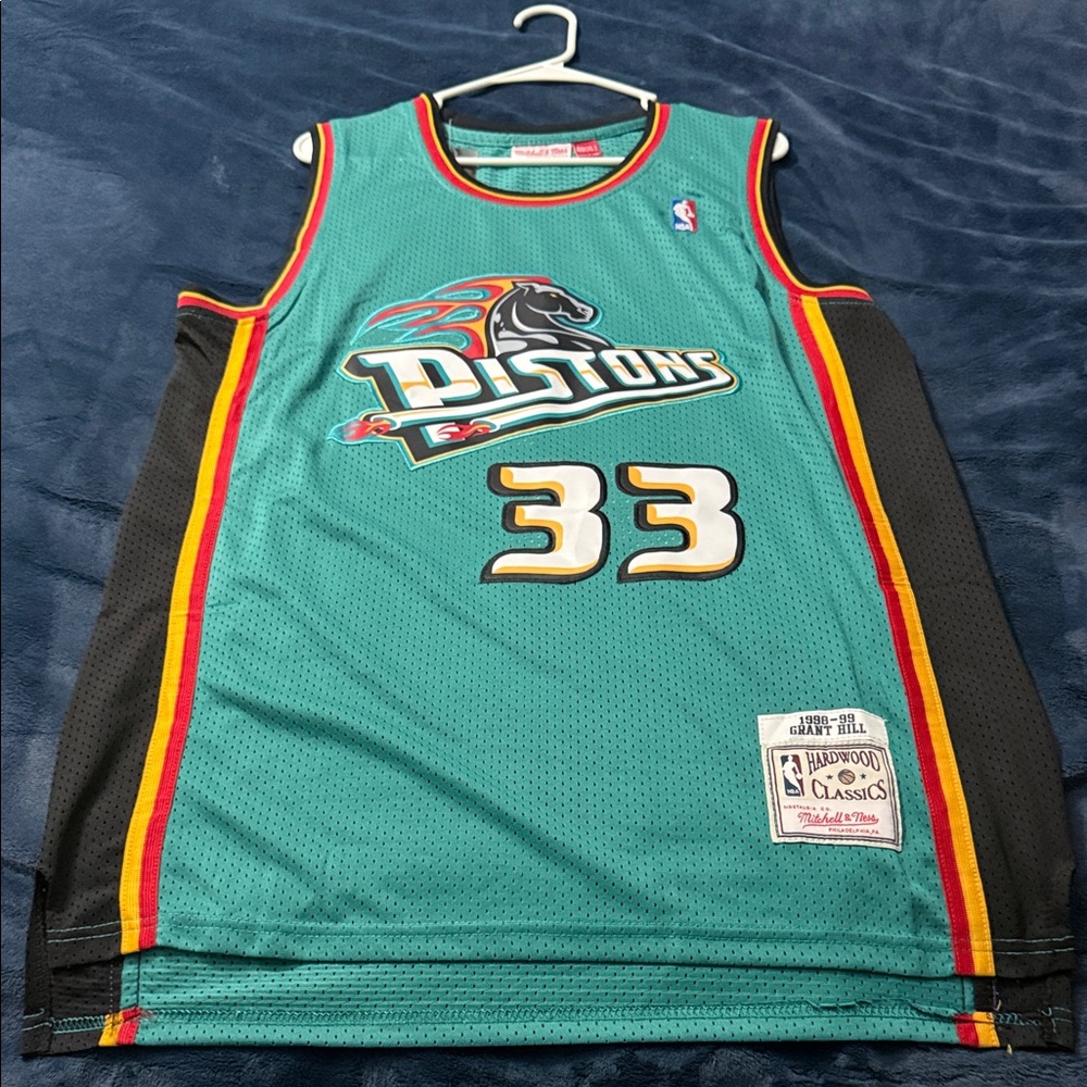 Mitchell & Ness grant hill jersey pistons